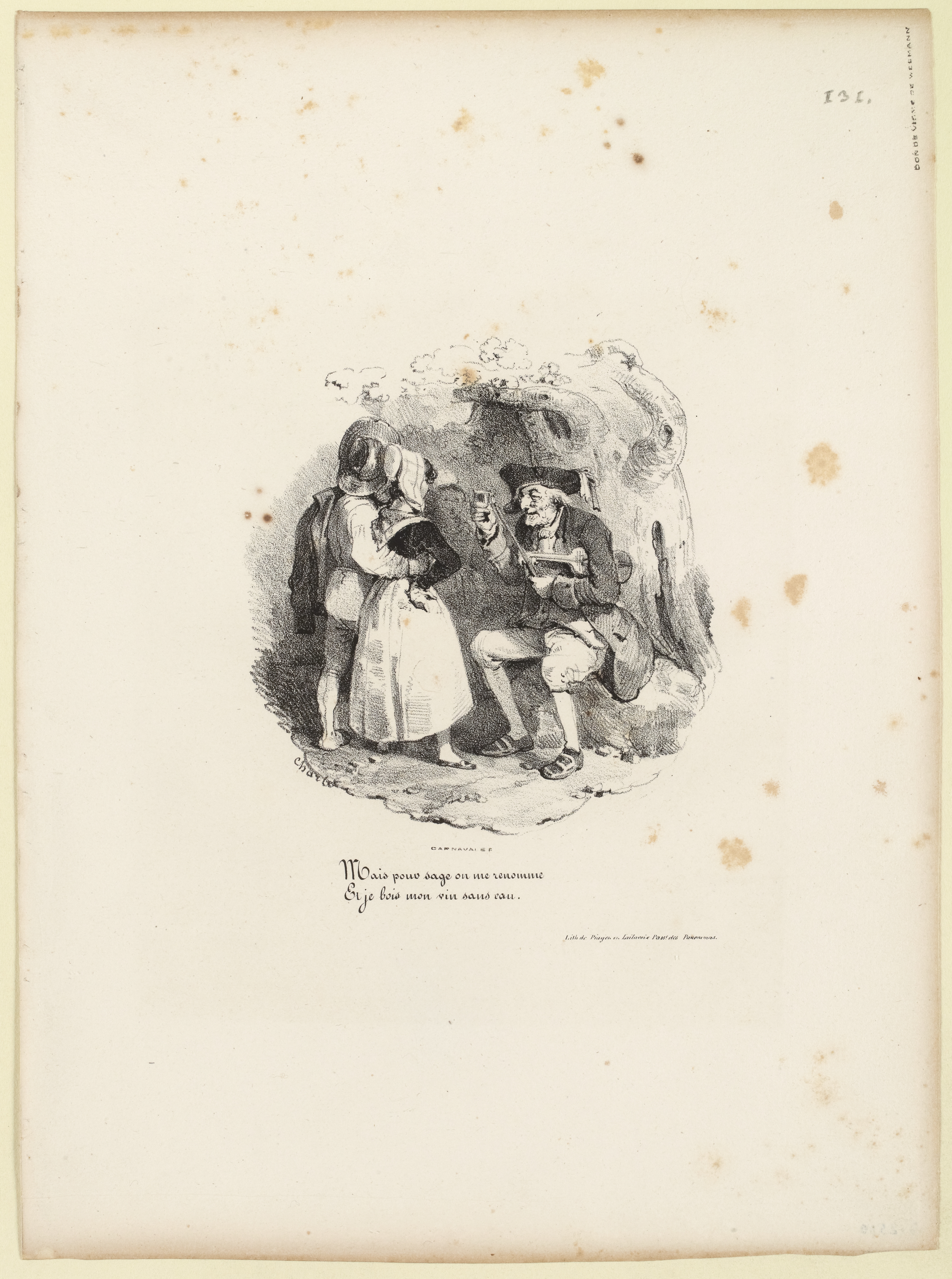 Mais pour sage on me renomme. (IFF 213), G.8500 (1 of 2)