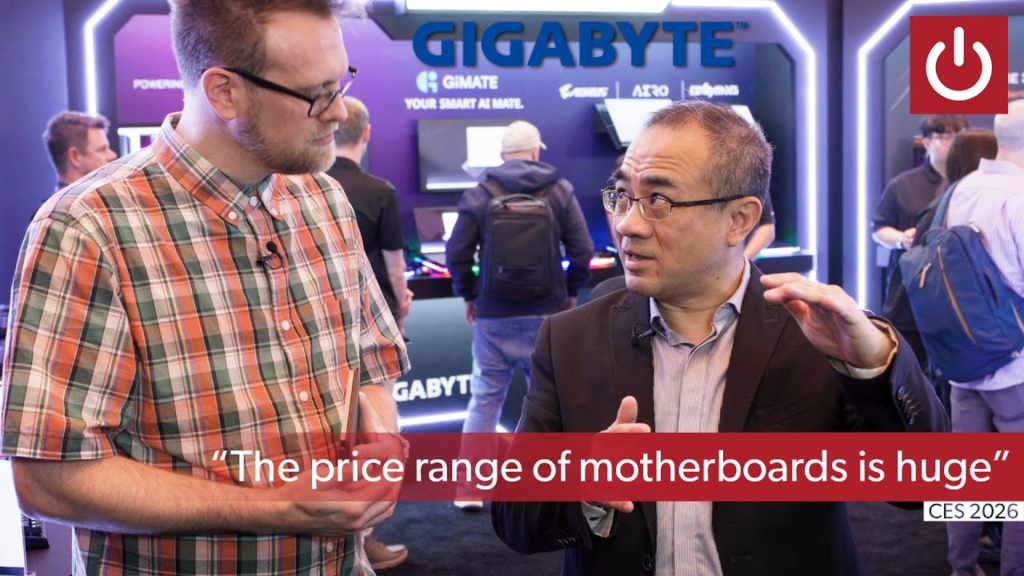 Gigabyte at CES: AI, RAM tradeoffs, and the future of transparent displays