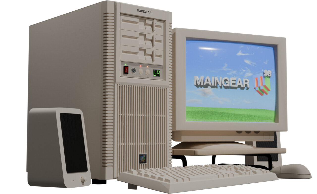 Maingear’s Retro98 Desktops Blend Nostalgic Aesthetics with Cutting-Edge Hardware