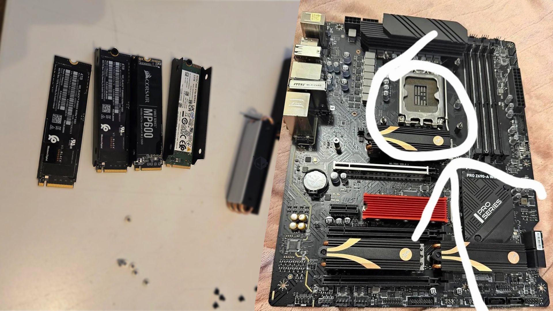 A $50 Motherboard Unlocked a Hidden Treasure of $1,700+ in SSDs