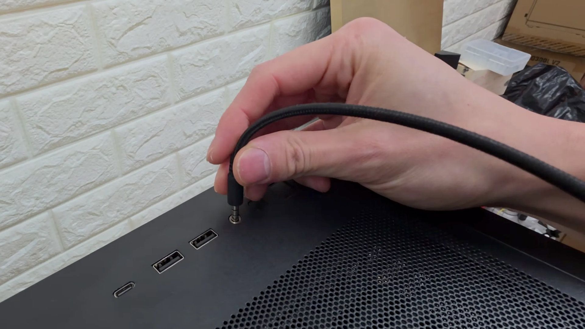 A PC Power Button? Try the Audio Jack—Because Why Not?
