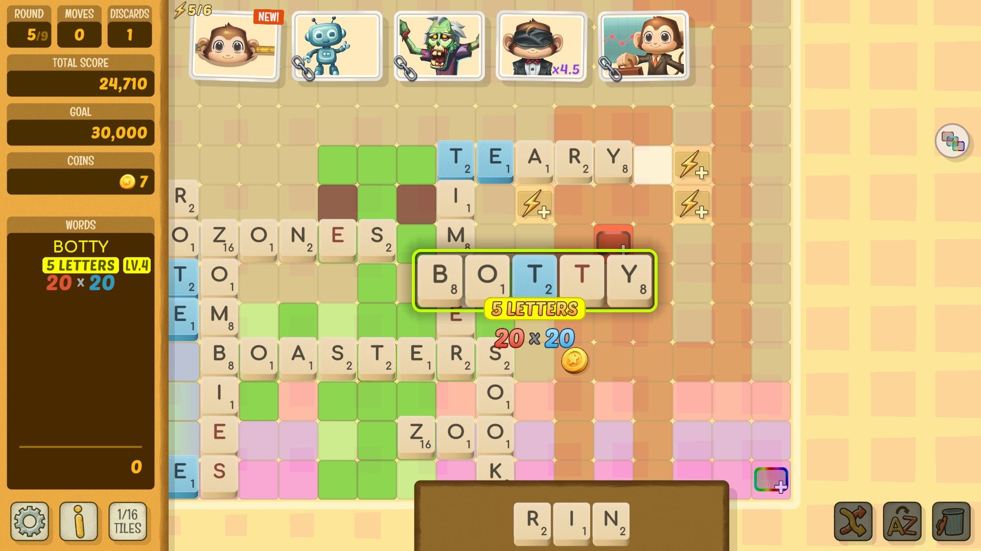 Beyond Words: A Roguelike Word Game That Breaks Scrabble’s Rules