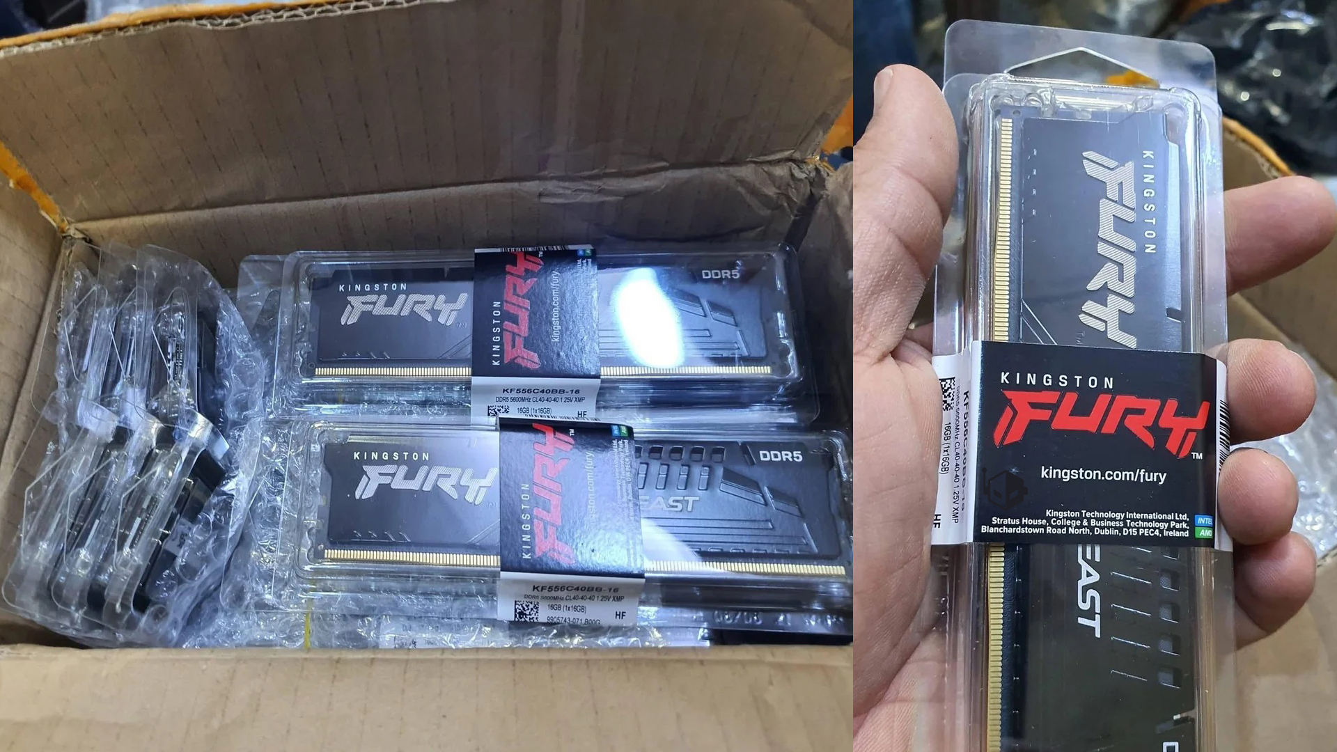Gamer Finds $7,000 Worth of DDR5 RAM in a $100 Amazon Return Pallet