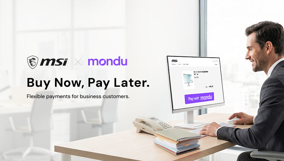 MSI and Mondu Unlock B2B Hardware Procurement with Pay-Later Flexibility