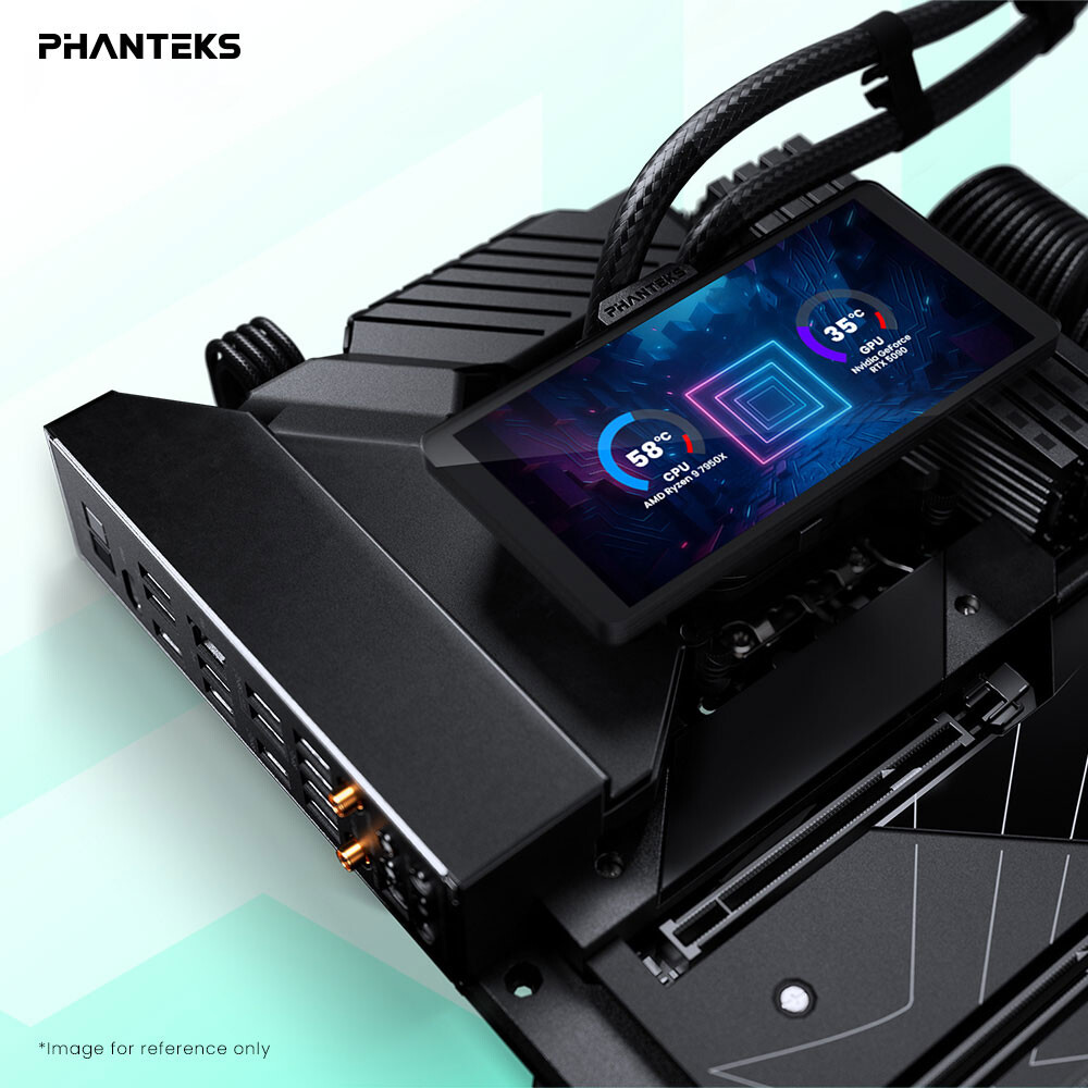 Phanteks Introduces 360mm AIO Cooler with 6-inch IPS LCD and Advanced Customization