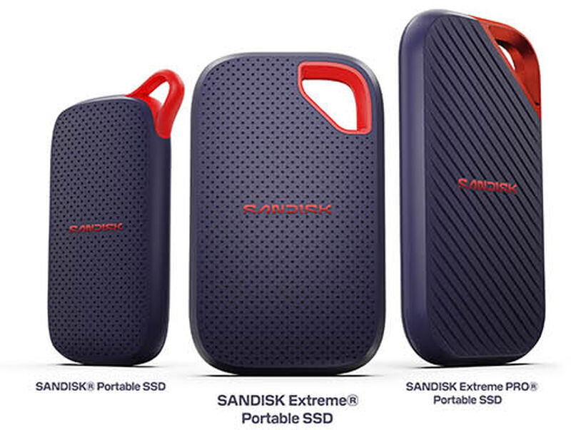SanDisk’s New Portable SSDs Double Down on Speed and Durability for Creators and Professionals