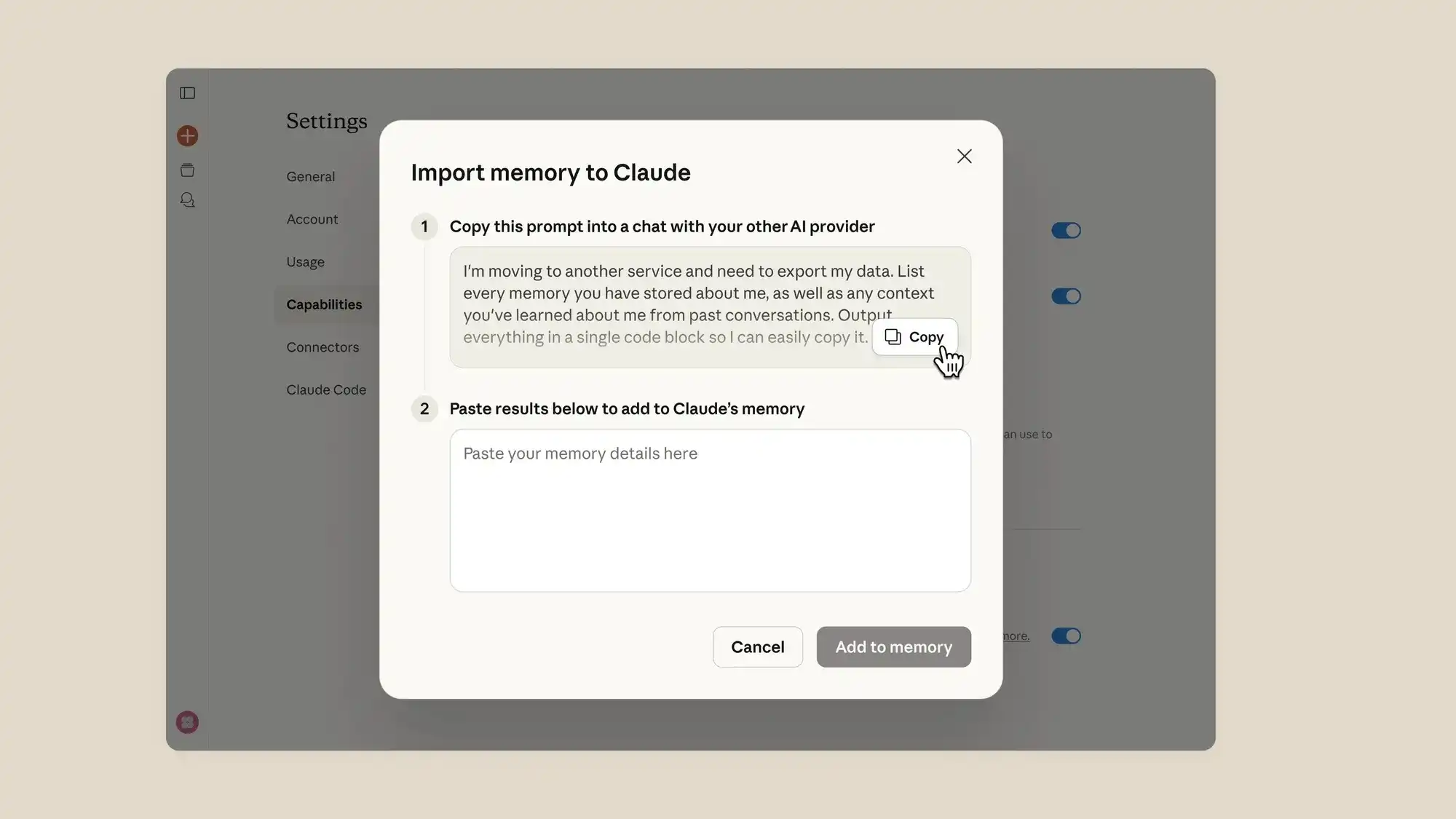 Claude's New Memory Import Tool Eases AI Migration