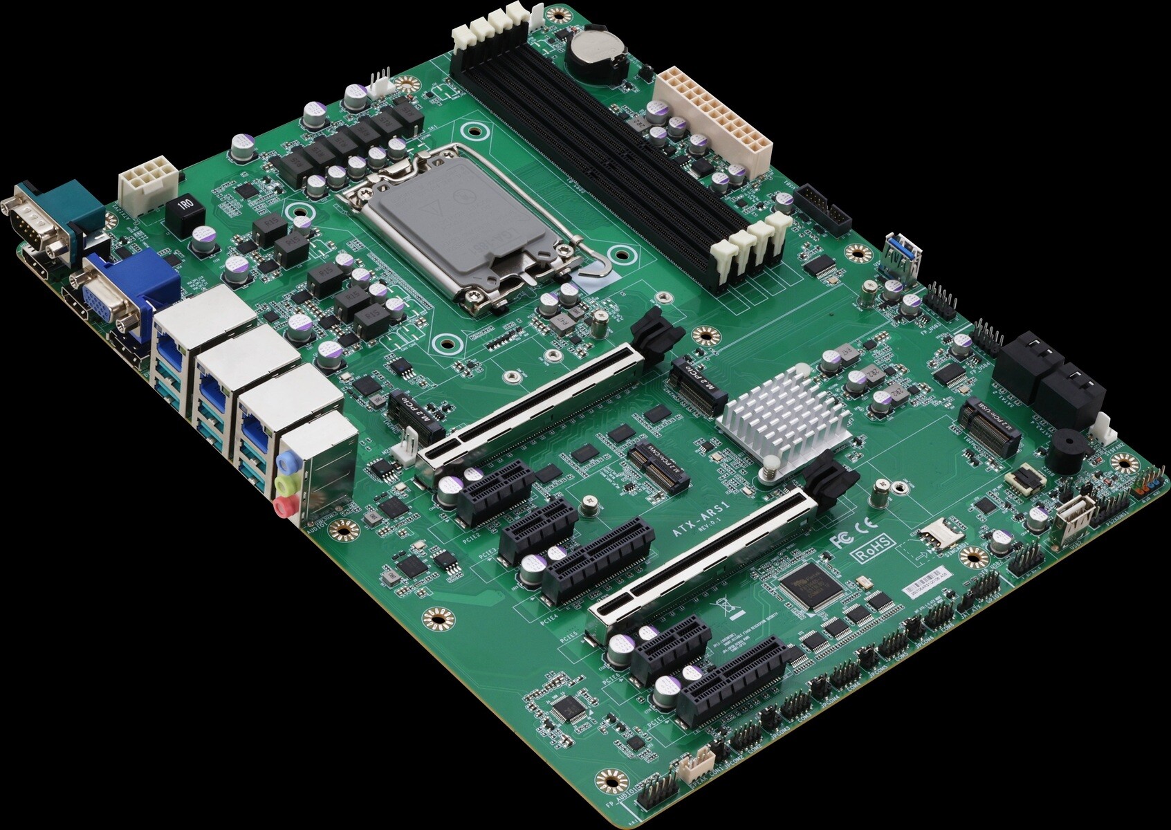 Industrial motherboard bridges Arrow Lake power and expansion