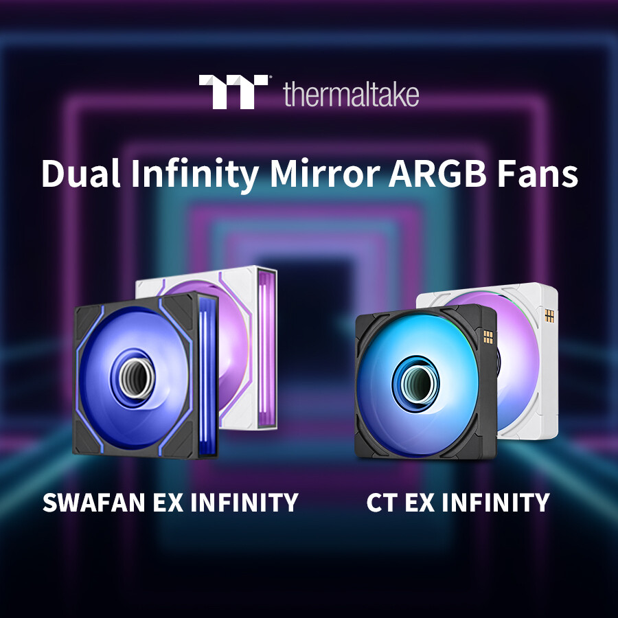 Thermaltake introduces next-gen cooling fans with dual-layer lighting and swappable blades