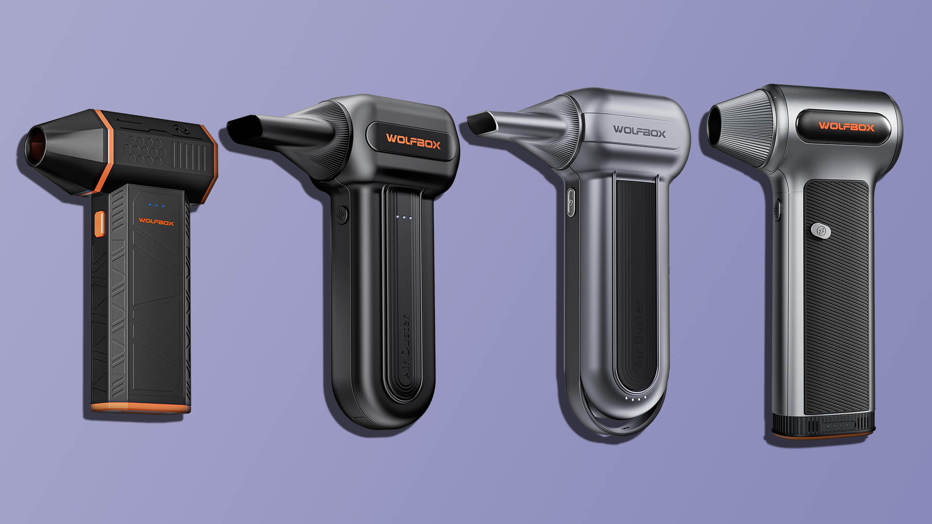WOLFBOX portable air blowers: a dust-clearer upgrade with removable batteries and USB-C charging