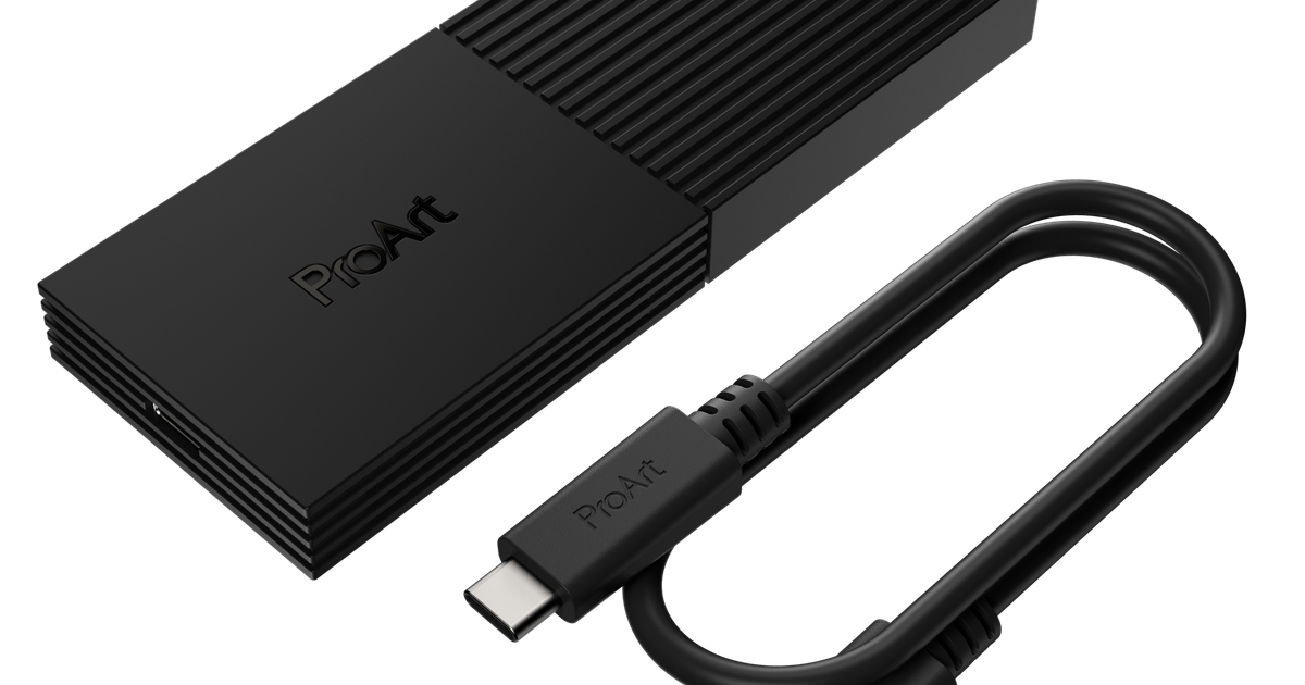 ASUS ProArt PA40SU: A USB4 SSD Enclosure for Creators