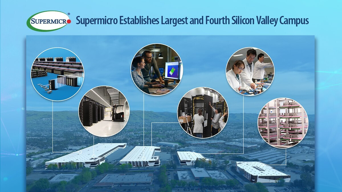 Supermicro Expands U.S. AI Infrastructure Capacity with New Silicon Valley Campus