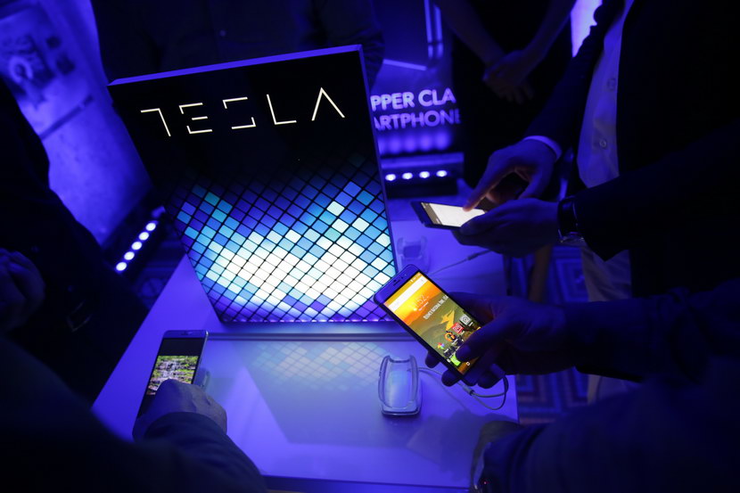 tesla smartphone