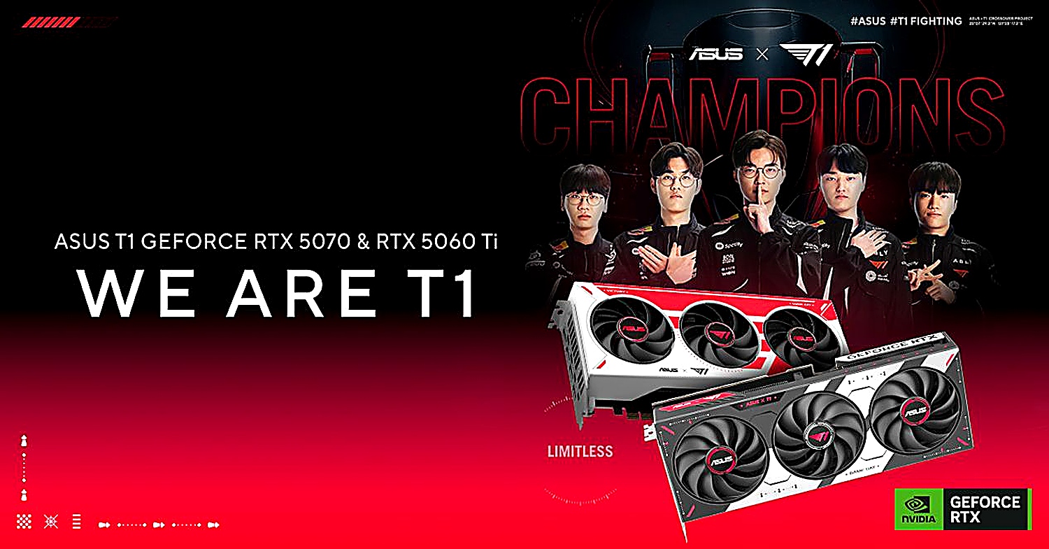 ASUS and T1 Unleash Limited-Edition GPUs for Esports Enthusiasts