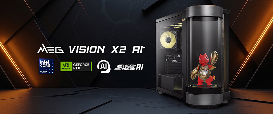 MSI’s MEG Vision X2 AI+: A Desktop That Doesn’t Just Play Games—It Engages