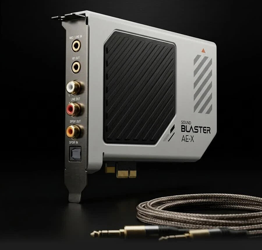 Sound Blaster AE-X: High-End Audio for Gamers and Professionals