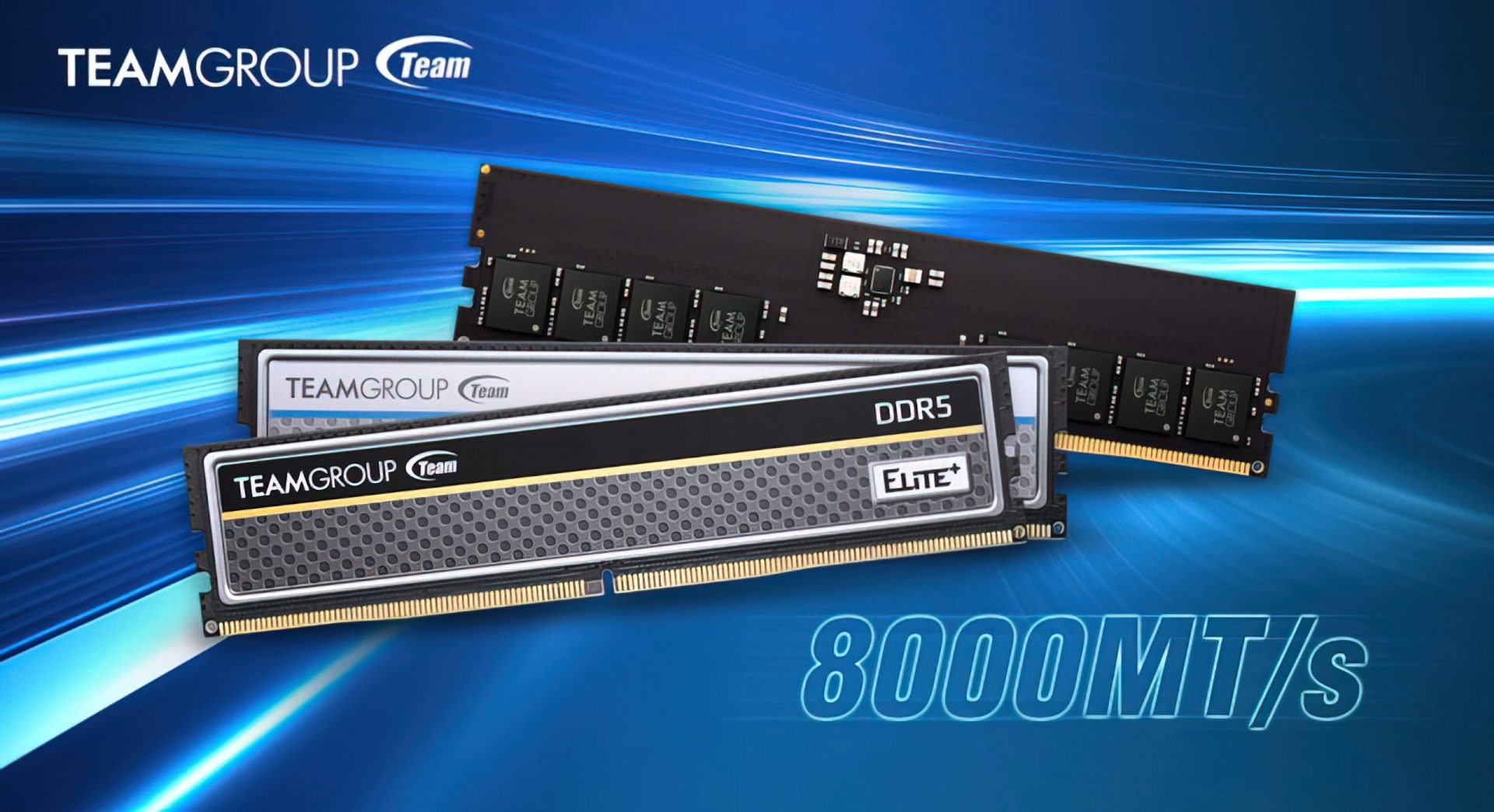 TeamGroup DDR5 Memory Pushes Performance Limits with 8,000 MT/s Speed at 1.1V